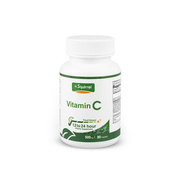 Vitamin C 500 Mg 90 Tablets Skin Whitening Timed Release Caplet