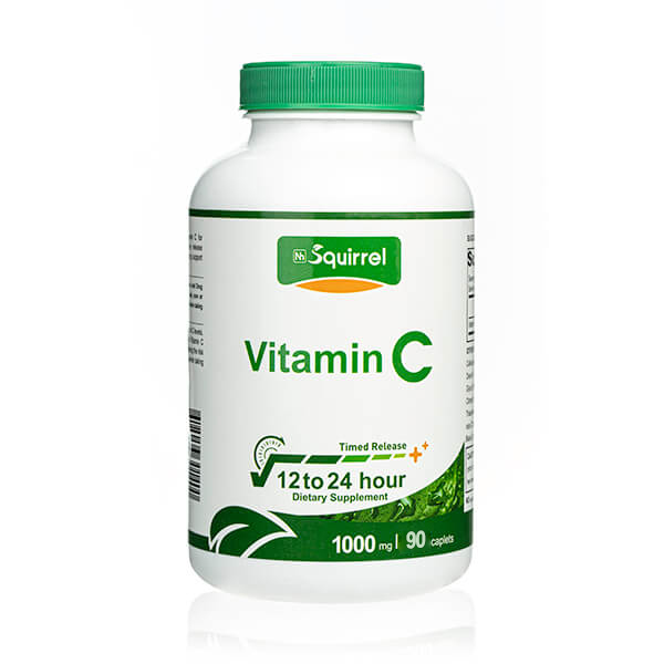 Vitamin C 1000mg 90 Tablets Controlled Release Whitening Supplement 
