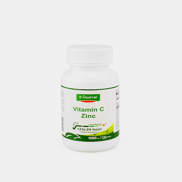 Vitamin C 1000 Mg With Zinc 15 Mg 120 Tablets Extended Release Tablets 