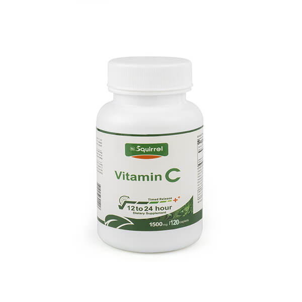 Vitamin C 1500 Mg 120 Tablets Skin Whitening Timed Release Caplet