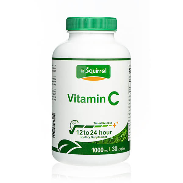 Vitamin C 1000mg 30 Tablets Timed Release Anti Aging Caplets