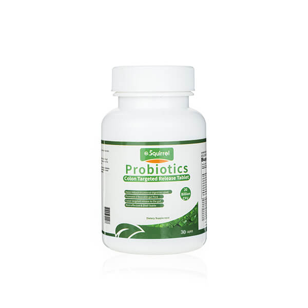 Probiotics 20 Billion CFUs Colon Targeted 30 Tablets Release Tablets As Probiotic Supplement